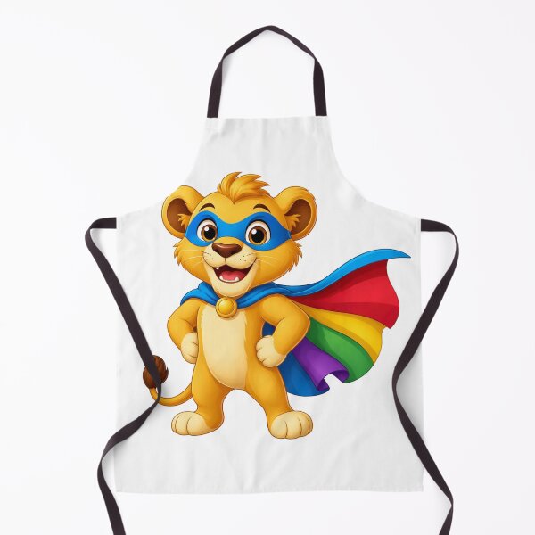 Item preview, ? Superhero Lion Cub – Cute Boys Kids T-Shirt Design designed and sold by SunnyDesign82.