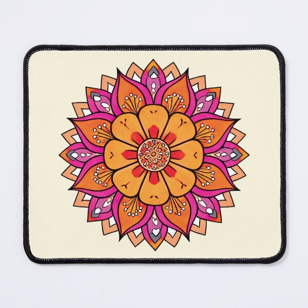 Item preview, Folk Mandala designed and sold by CharlottePlaceArt.
