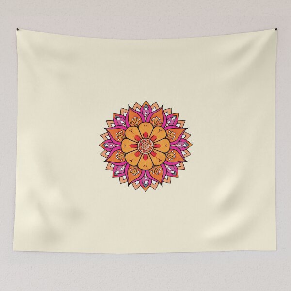 Item preview, Folk Mandala designed and sold by CharlottePlaceArt.