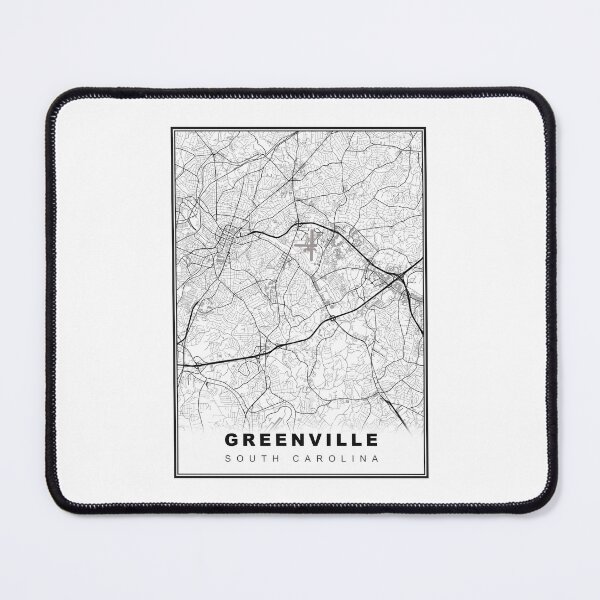 Item preview, Greenville Map designed and sold by Tamas Das.