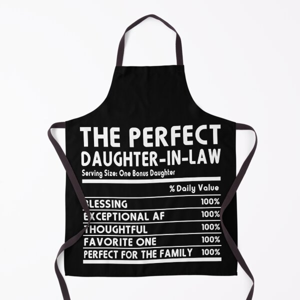 Item preview, The Perfect Daughter In Law Funny Nutrition Label Family Gift designed and sold by teeperfect.