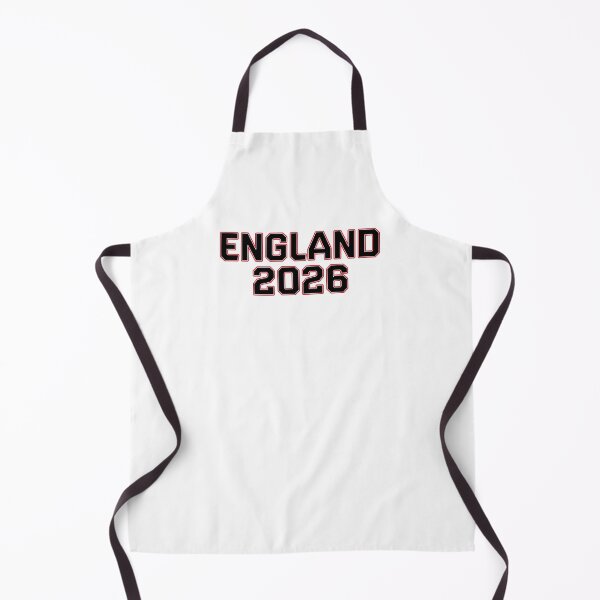 Item preview, England 2026 World Cup (Black with White & Red Outline) designed and sold by STUDIO-72.