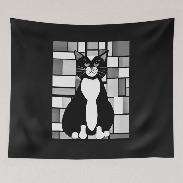 Item preview, Geometric Cat Art designed and sold by Elaine M Hayward .