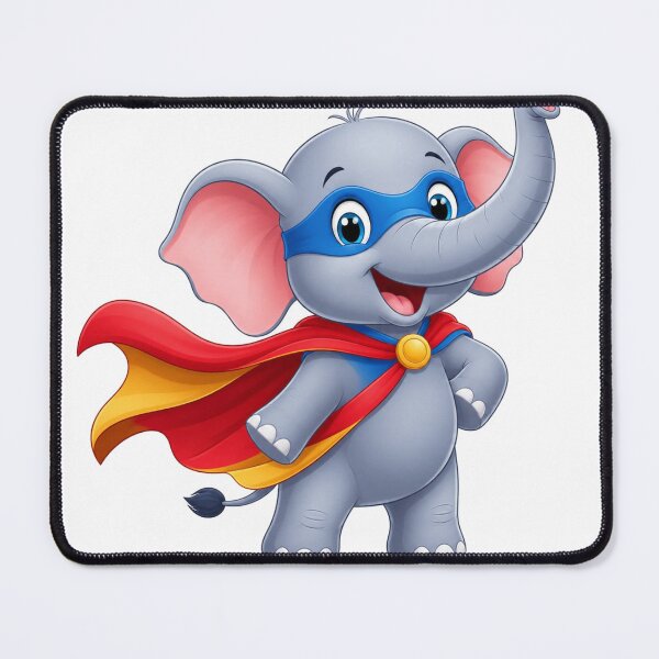 Item preview, ? Superhero Elephant – Cute Boys Kids T-Shirt Design designed and sold by SunnyDesign82.