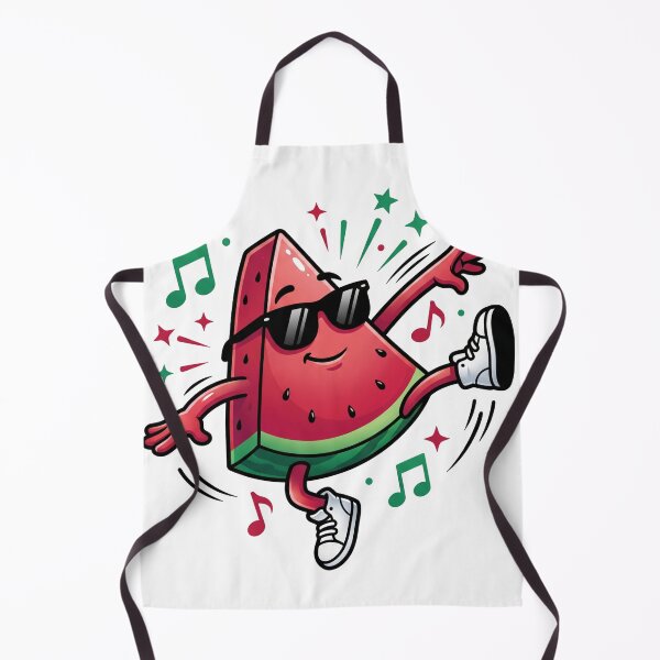 Item preview, Dancing Watermelon Cartoon Mascot Retro Sunglasses Summer designed and sold by TeNovaStudio.