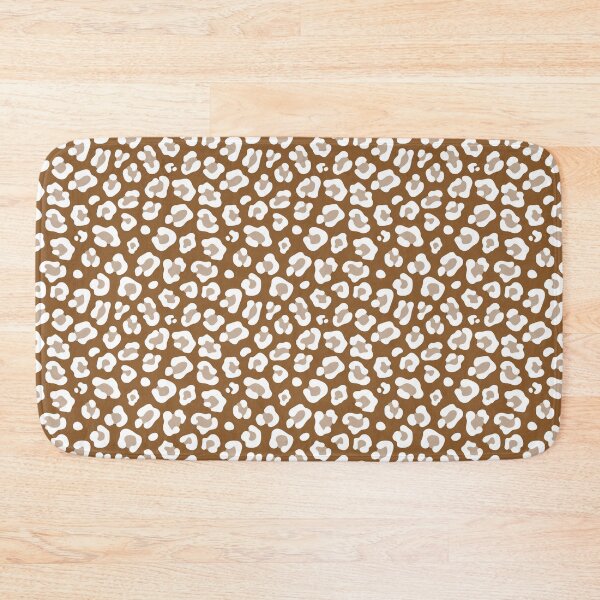Item preview, Bronze and White leopard print designed and sold by pattern-archive.