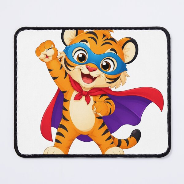 Item preview, ? Superhero Tiger – Cute Boys Kids T-Shirt Design designed and sold by SunnyDesign82.