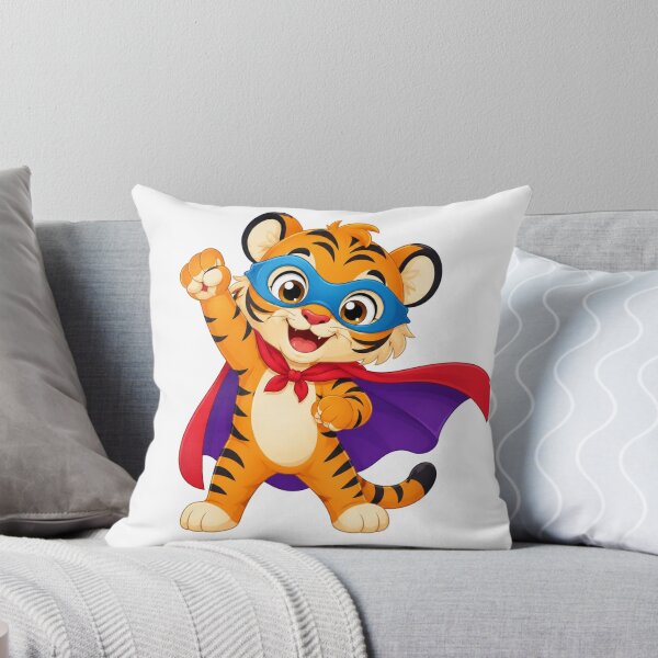 Item preview, ? Superhero Tiger – Cute Boys Kids T-Shirt Design designed and sold by SunnyDesign82.