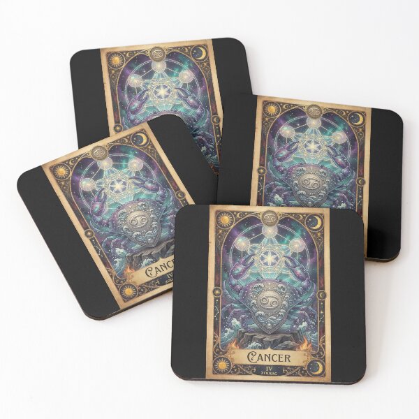 Item preview, Cancer Zodiac Tarot Card Vintage Fantasy Art designed and sold by DeerHouse.