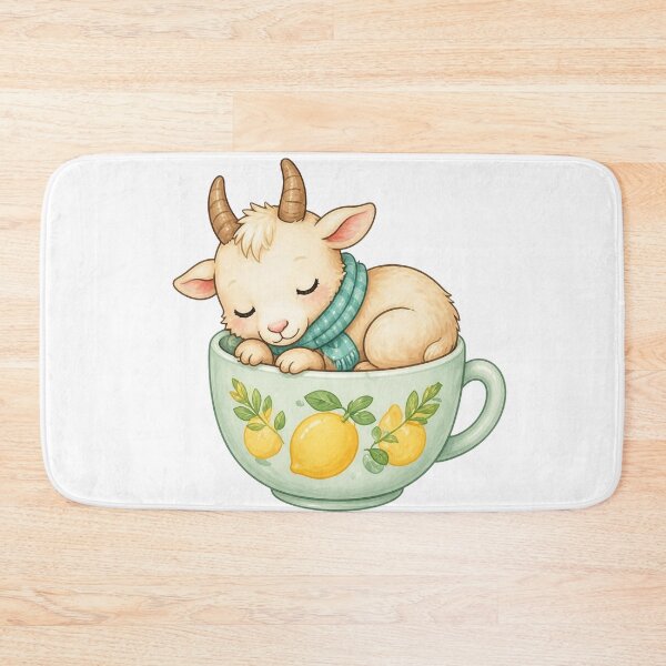 Item preview, Cozy Goat in a Teacup – Summer Edition designed and sold by Icareis-Studios.
