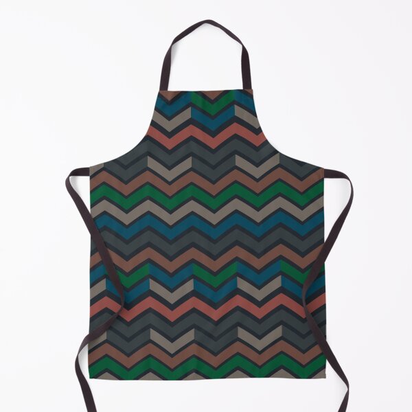 Item preview, Dark Earth Tone Chevron Zigzag Design designed and sold by PatternTitan.