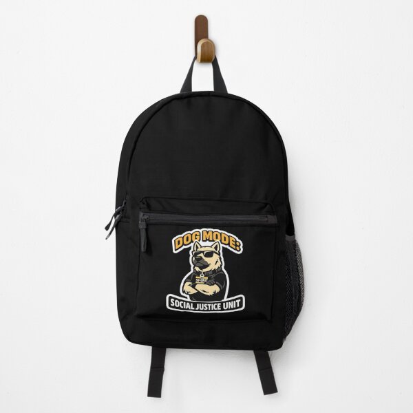 Item preview, DOG MODE: SOCIAL JUSTICE UNIT — Funny Dog Sticker designed and sold by Timeless Junction.