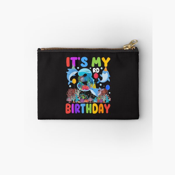 Item preview, Its My 3rd Birthday Dolphin Party Ocean Theme Kids Birthday Design designed and sold by kiralynstration.