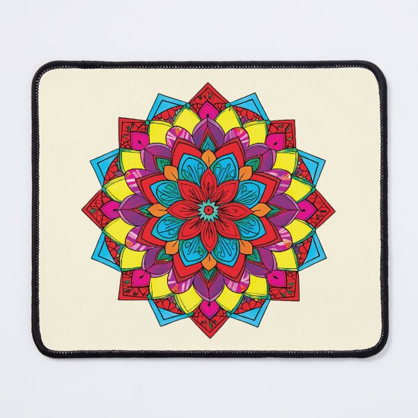 Item preview, Folk Mandala designed and sold by CharlottePlaceArt.
