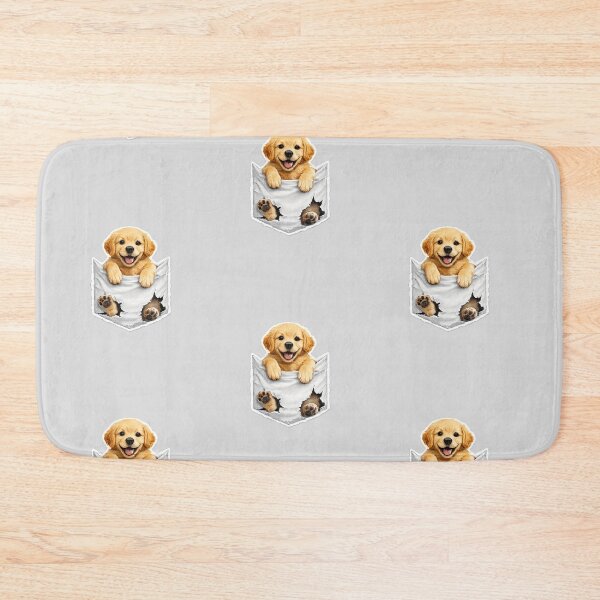 Item preview, Pocket Golden Retriever Puppy Cute Dog Lover Design designed and sold by PoojaArtLab.