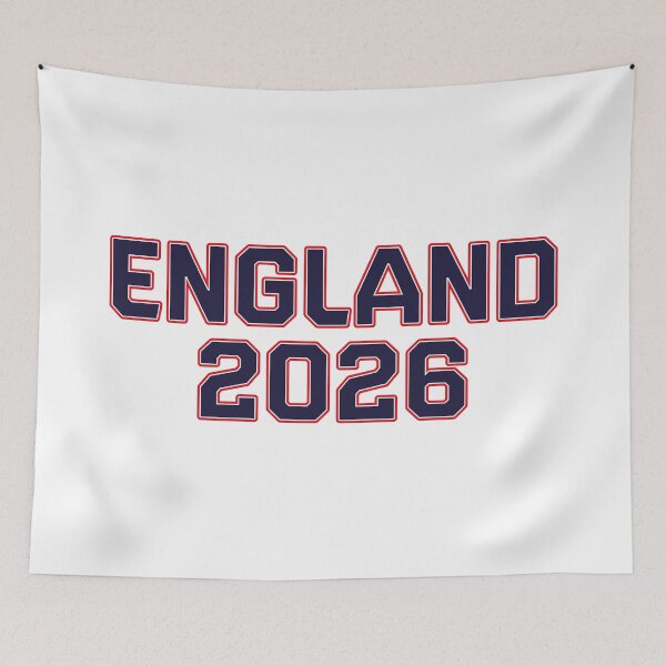 Item preview, England 2026 World Cup (Navy with White & Red Outline) designed and sold by STUDIO-72.