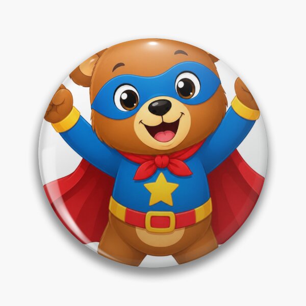 Item preview, ? Superhero Bear – Cute Boys Kids T-Shirt Design designed and sold by SunnyDesign82.
