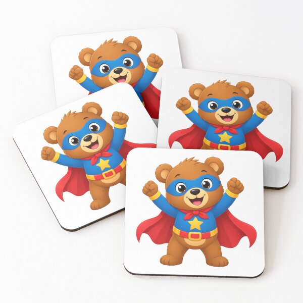 Item preview, ? Superhero Bear – Cute Boys Kids T-Shirt Design designed and sold by SunnyDesign82.
