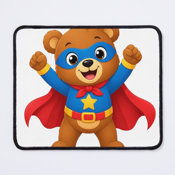 Item preview, ? Superhero Bear – Cute Boys Kids T-Shirt Design designed and sold by SunnyDesign82.
