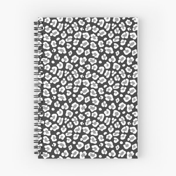 Item preview, Charcoal and White leopard print designed and sold by pattern-archive.