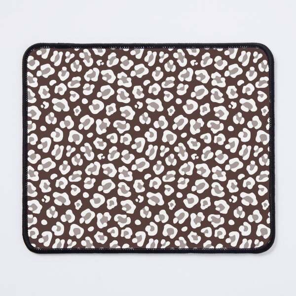 Item preview, Chocolate and White leopard print designed and sold by pattern-archive.