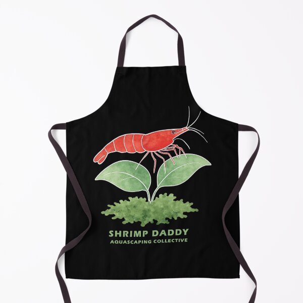 Item preview, Shrimp Daddy Vintage Watercolor Red Sakura Aquascaping designed and sold by Form & Fauna.