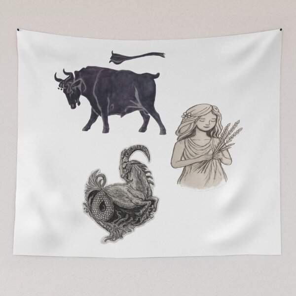 Item preview, Earth Zodiac Signs Bundle | Taurus Virgo Capricorn designed and sold by ManiPopi998877.