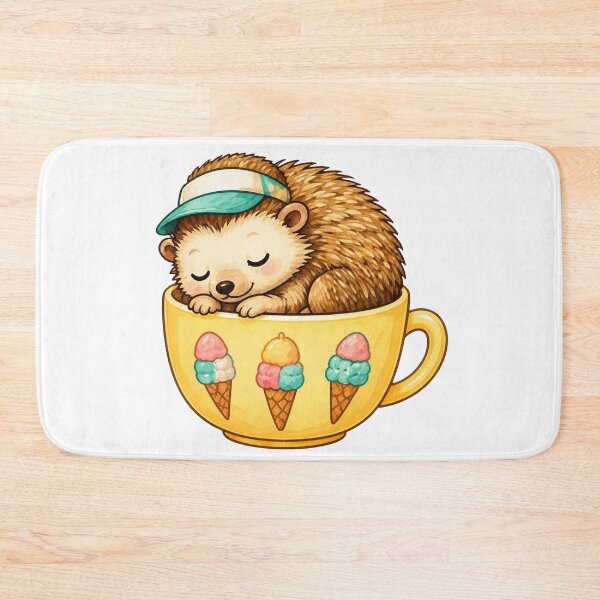 Item preview, Cozy Hedgehog in a Teacup – Summer Edition designed and sold by Icareis-Studios.