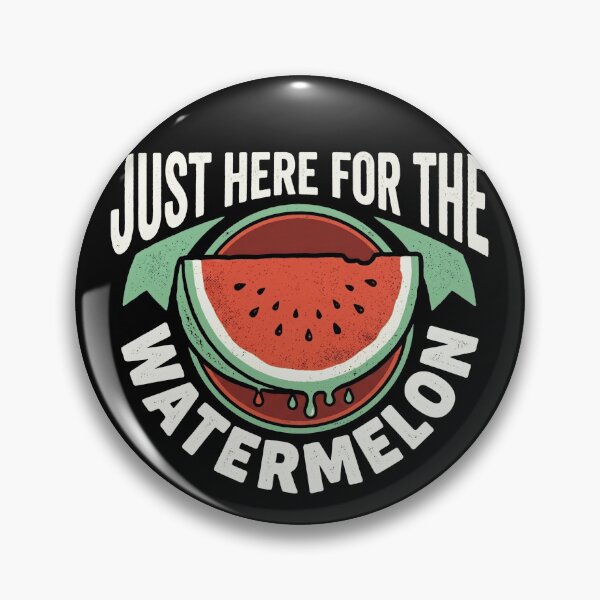 Item preview, Just Here For The Watermelon Retro Distressed Summer Picnic designed and sold by TeNovaStudio.