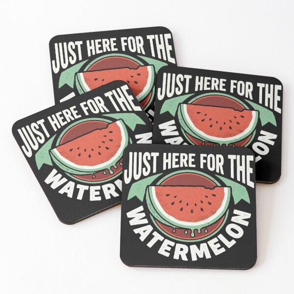 Item preview, Just Here For The Watermelon Retro Distressed Summer Picnic designed and sold by TeNovaStudio ⭐⭐⭐⭐⭐.