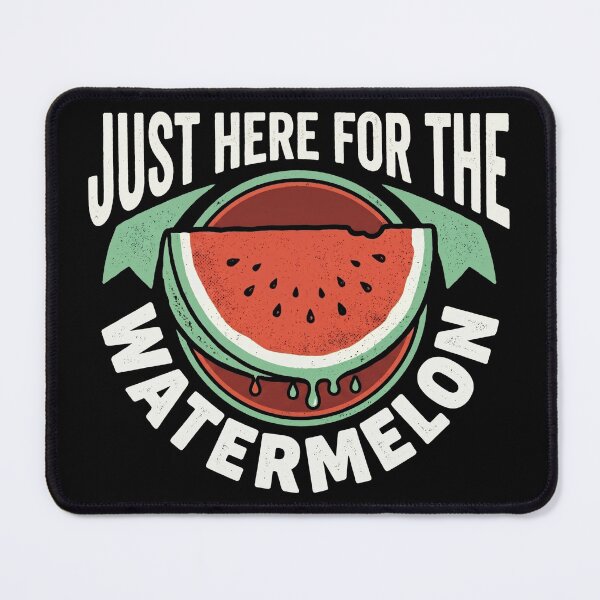 Item preview, Just Here For The Watermelon Retro Distressed Summer Picnic designed and sold by TeNovaStudio.