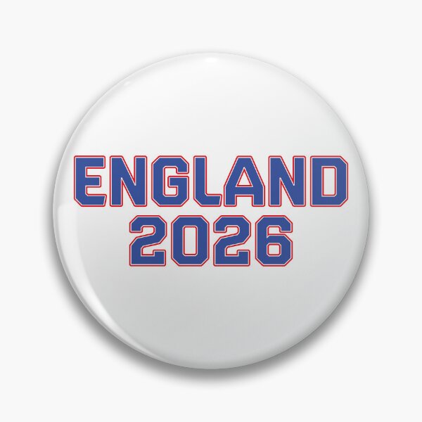 Item preview, England 2026 World Cup (Blue with White & Red Outline) designed and sold by STUDIO-72.
