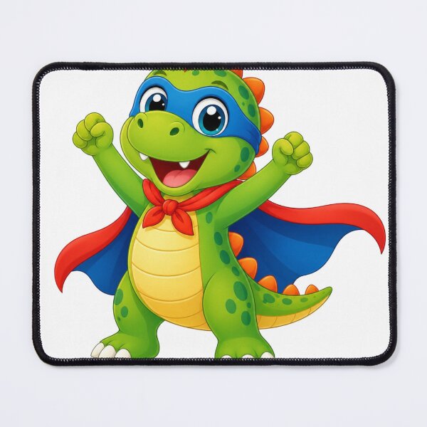 Item preview, ? Superhero Dinosaur – Cute Boys Kids T-Shirt Design designed and sold by SunnyDesign82.