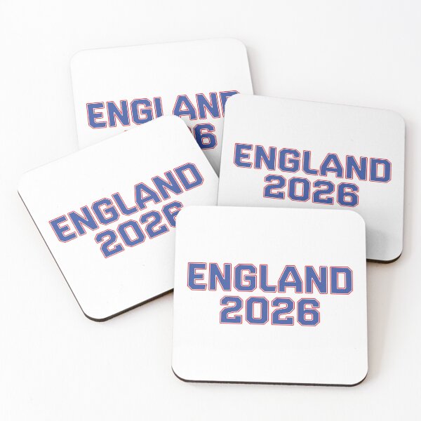 Item preview, England 2026 World Cup (Blue with White & Red Outline) designed and sold by STUDIO-72.