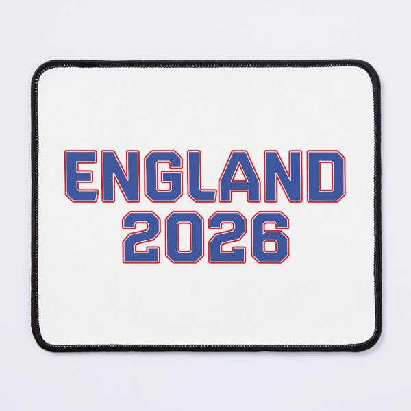 Item preview, England 2026 World Cup (Blue with White & Red Outline) designed and sold by STUDIO-72.