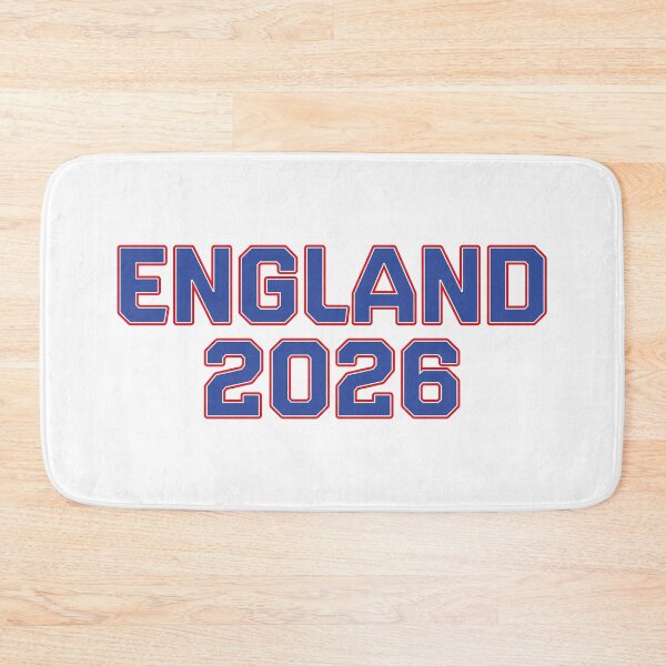 Item preview, England 2026 World Cup (Blue with White & Red Outline) designed and sold by STUDIO-72.