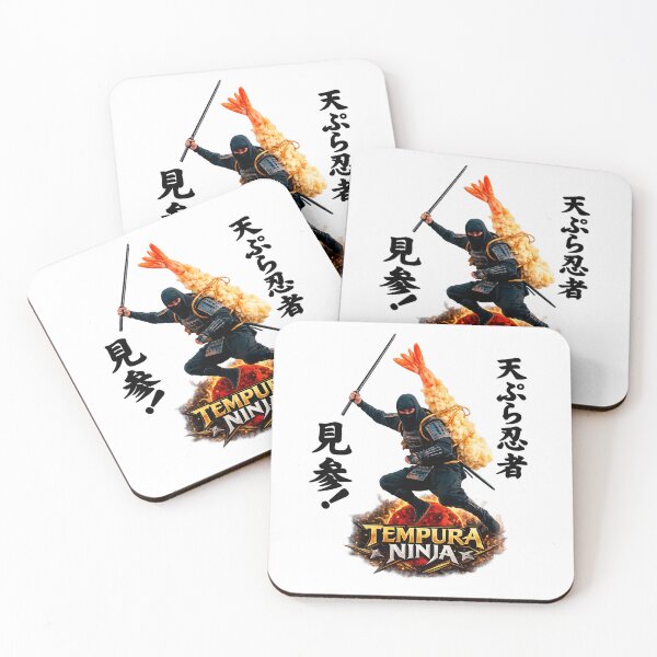 Item preview, TEMPURA NINJA: The Crispiest Superhero Alive designed and sold by Surreal Characters & Cute Pups.