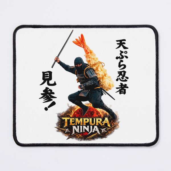 Item preview, TEMPURA NINJA: The Crispiest Superhero Alive designed and sold by Surreal Characters & Cute Pups.