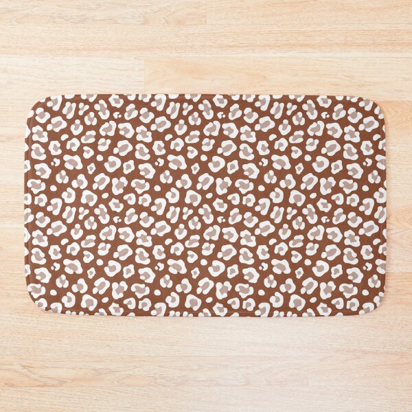 Item preview, Copper and White leopard print designed and sold by pattern-archive.