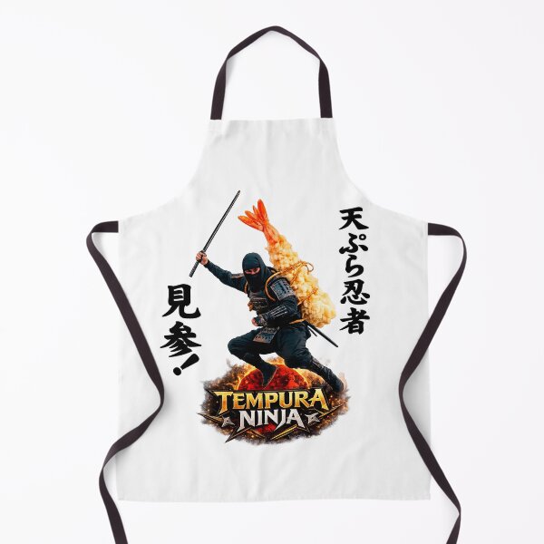 Item preview, TEMPURA NINJA: The Crispiest Superhero Alive designed and sold by Surreal Characters & Cute Pups.