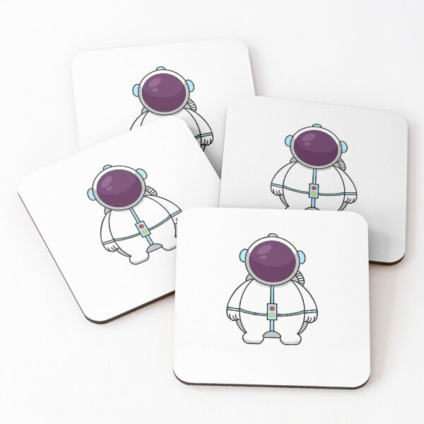 Item preview, Cute Astronaut Floating in Space Sticker | Space Explorer Cartoon Design designed and sold by AmanPalCreates.