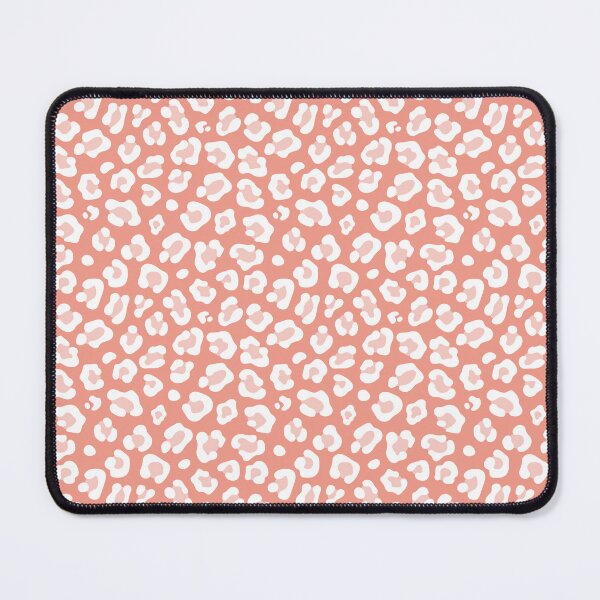 Item preview, Coral and White leopard print designed and sold by pattern-archive.