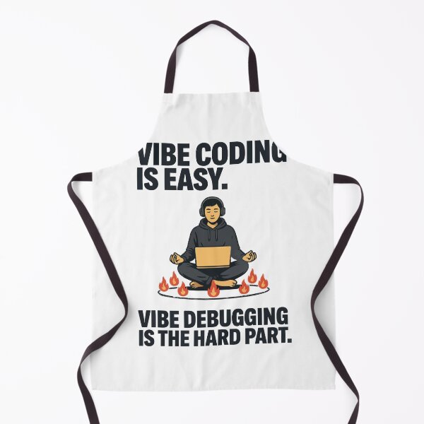 Item preview, Vibe Coding Is Easy Vibe Debugging Is The Hard Part designed and sold by Bianca Oltean.
