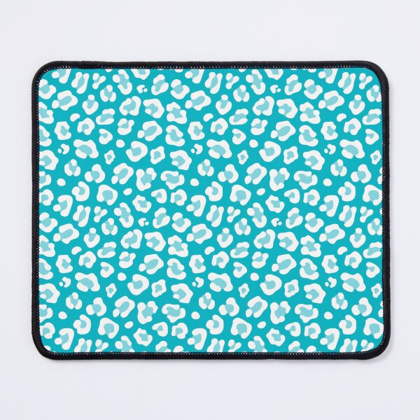 Item preview, Cyan and White leopard print designed and sold by pattern-archive.