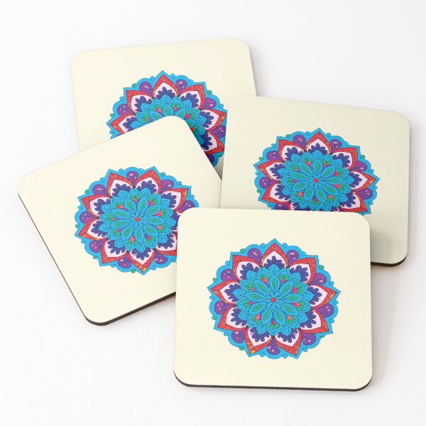 Item preview, Folk Mandala designed and sold by CharlottePlaceArt.