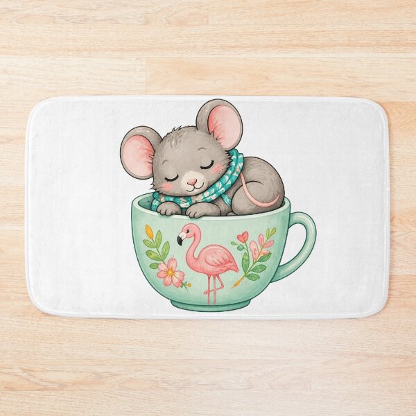 Item preview, Cozy Mouse in a Teacup – Summer Edition designed and sold by Icareis-Studios.