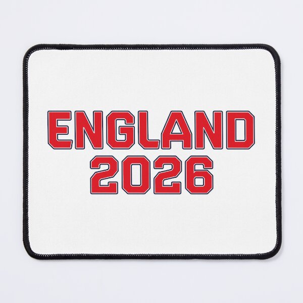 Item preview, England 2026 World Cup (Red with White & Navy Outline) designed and sold by STUDIO-72.