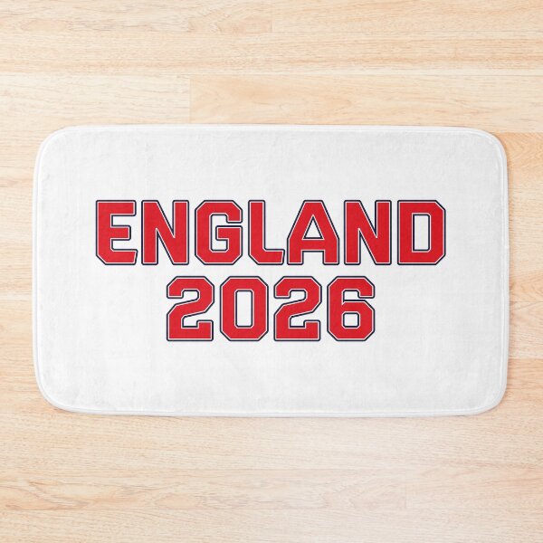 Item preview, England 2026 World Cup (Red with White & Navy Outline) designed and sold by STUDIO-72.