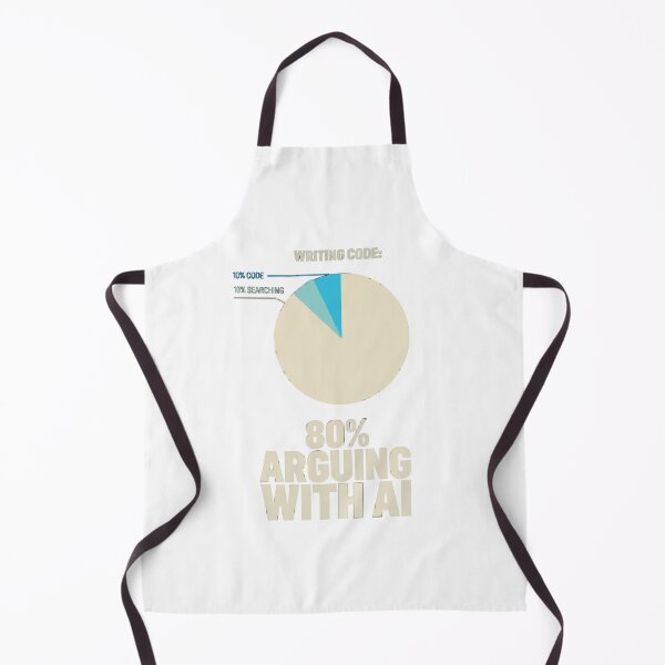 Item preview, 80 Percent Arguing With AI Coding Humor designed and sold by Bianca Oltean.