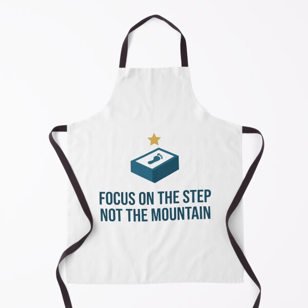 Item preview, Focus On The Step Not The Mountain Motivation designed and sold by LikeDrop.
